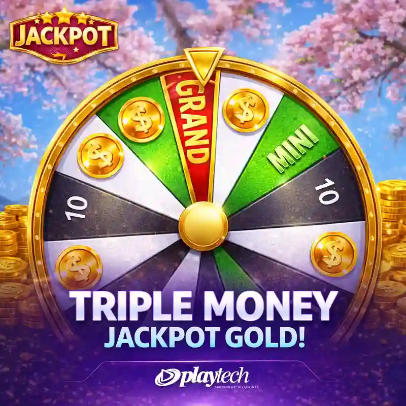 Triple Money Jackpot Gold casino game banner